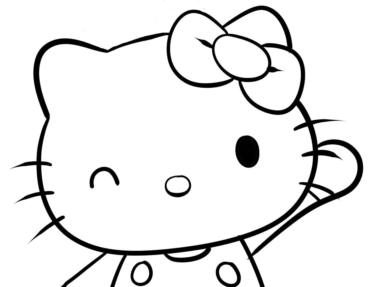Disegni da colorare di Hello Kitty Super Style