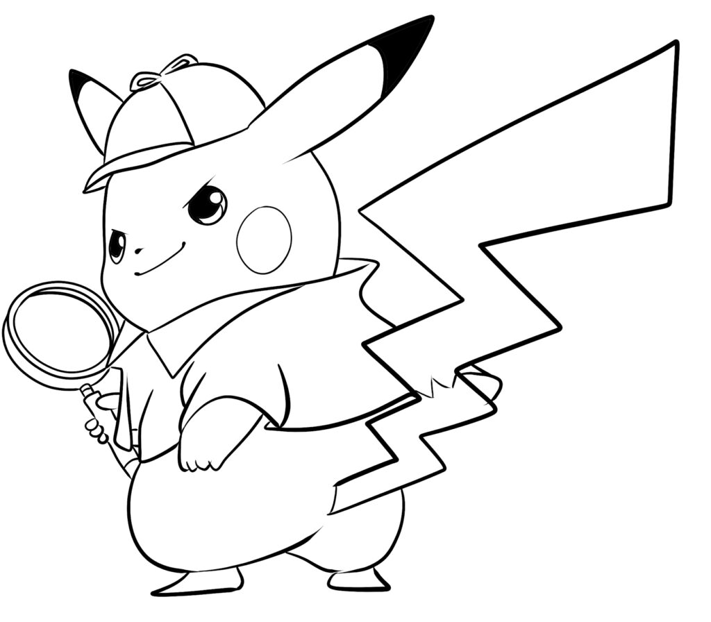 Disegno ぬり絵 di Detective Pikachu