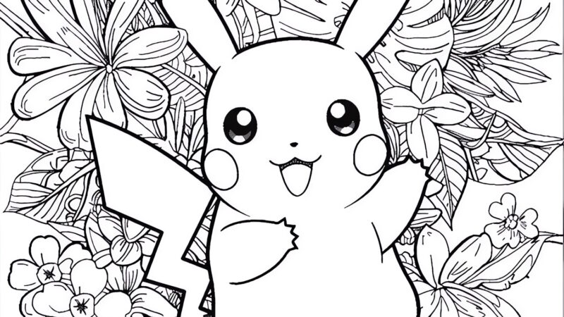 Disegni ぬり絵 di Pikachu